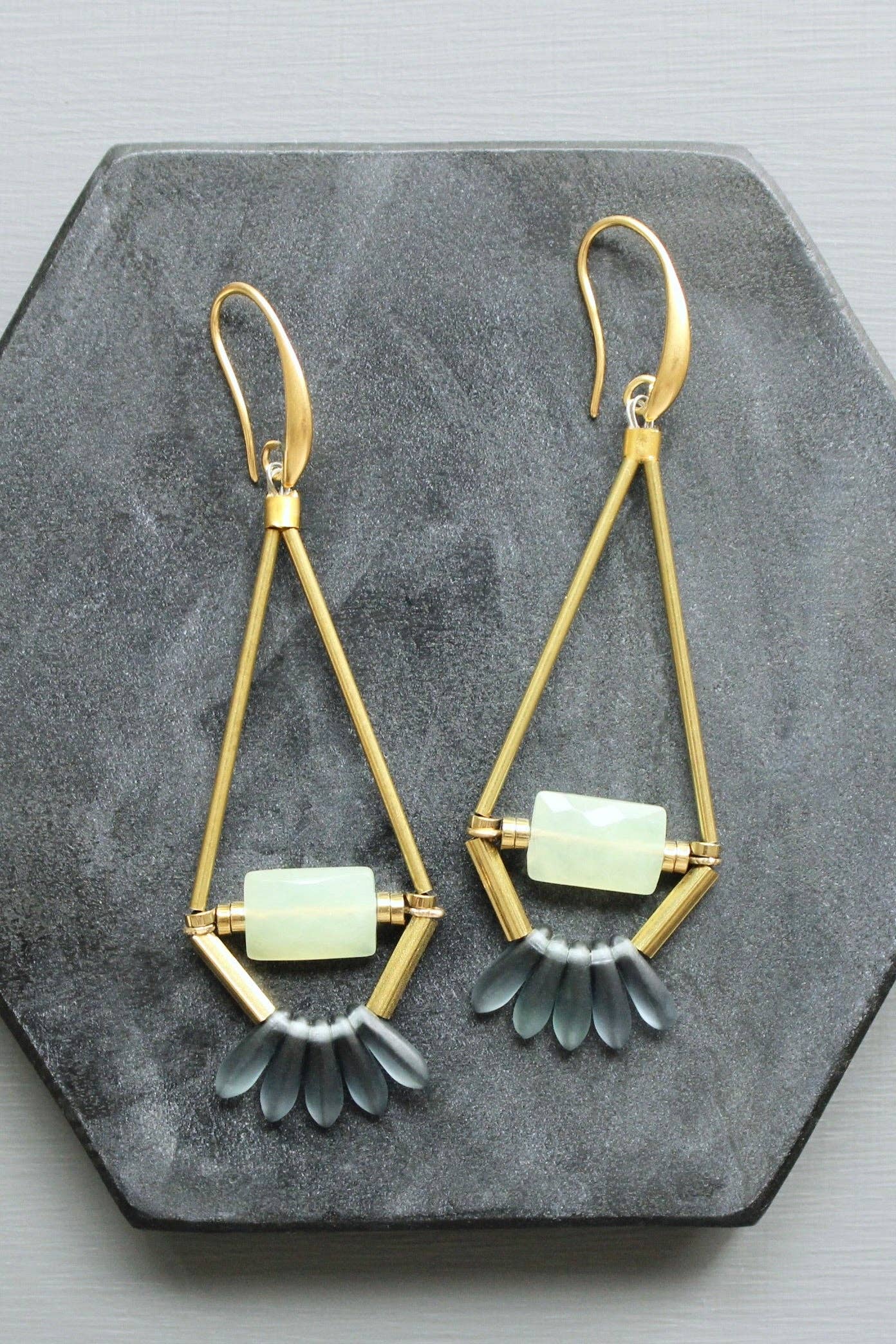 Jade and Blue Montana earrings