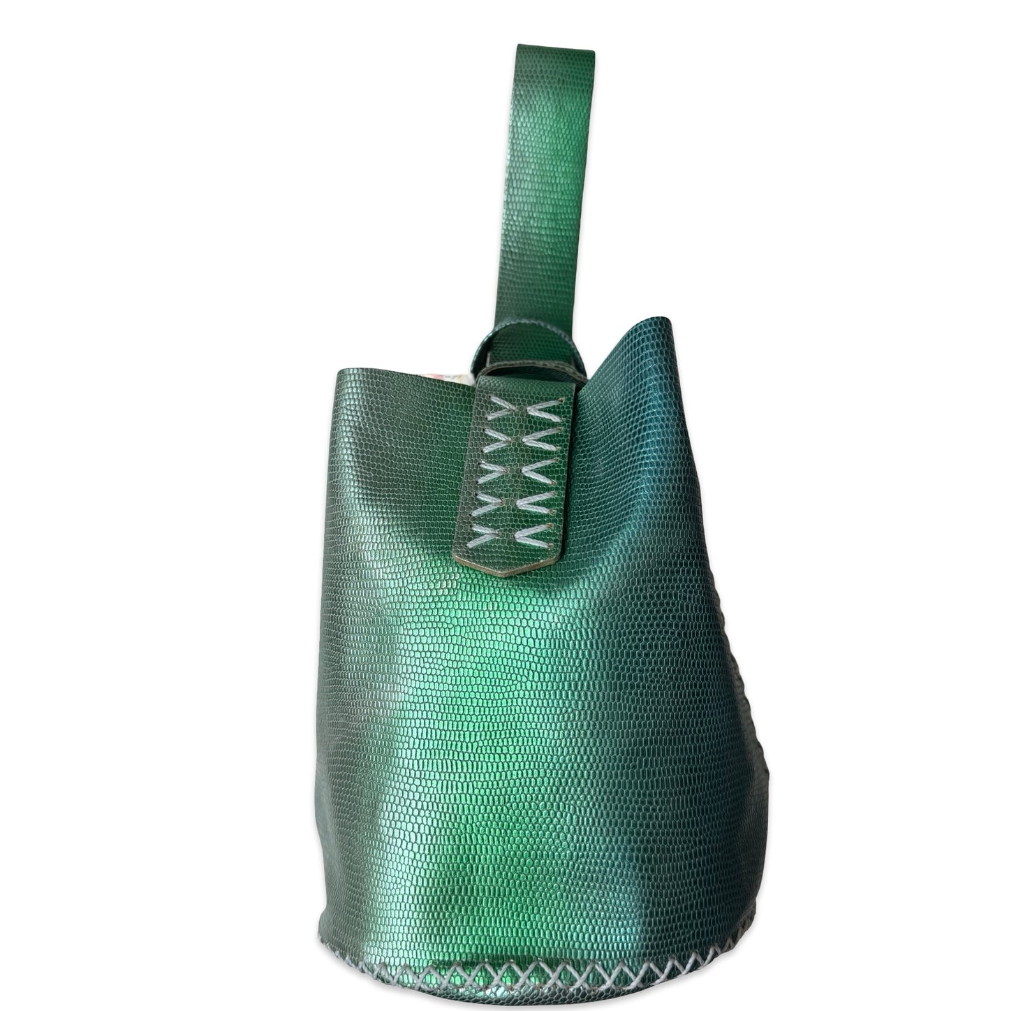Volta Atelier Navigli Bag in Blue Green Ombré
