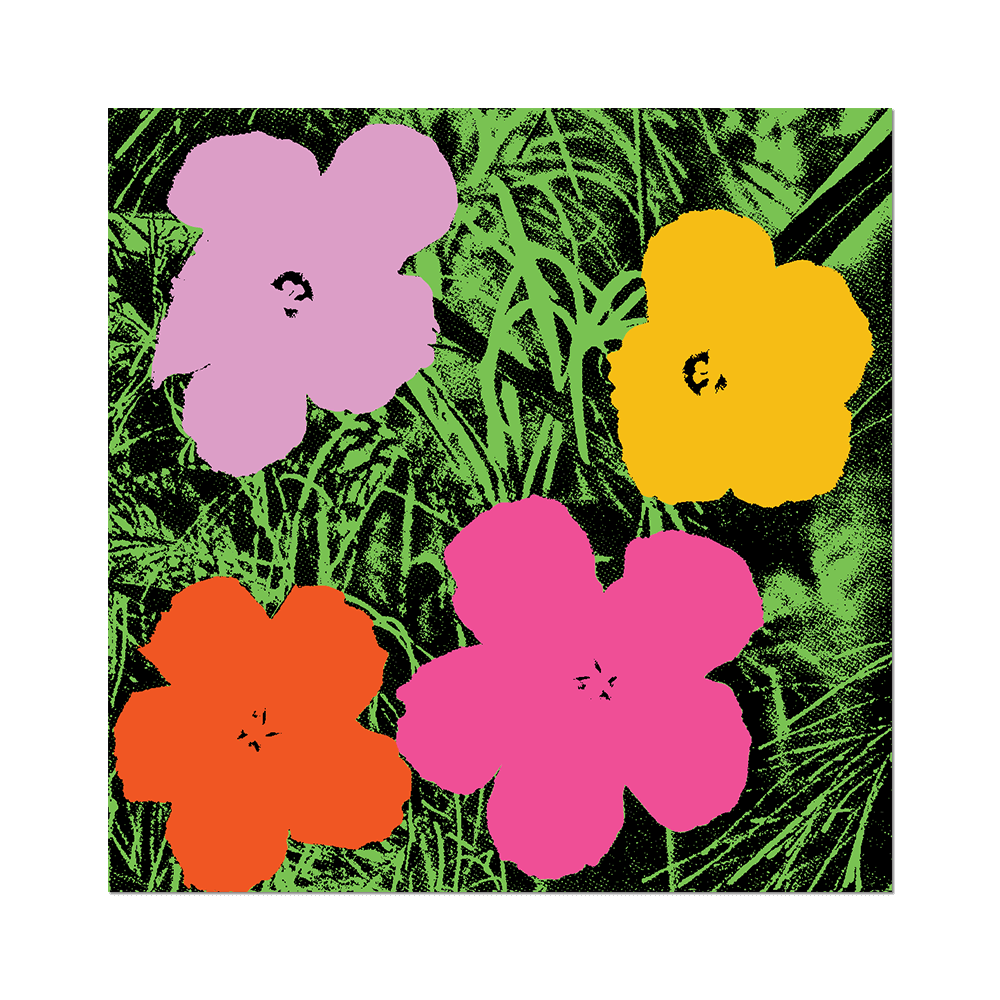 Flowers by Warhol (Back to School) - Die-Cut Sticker
