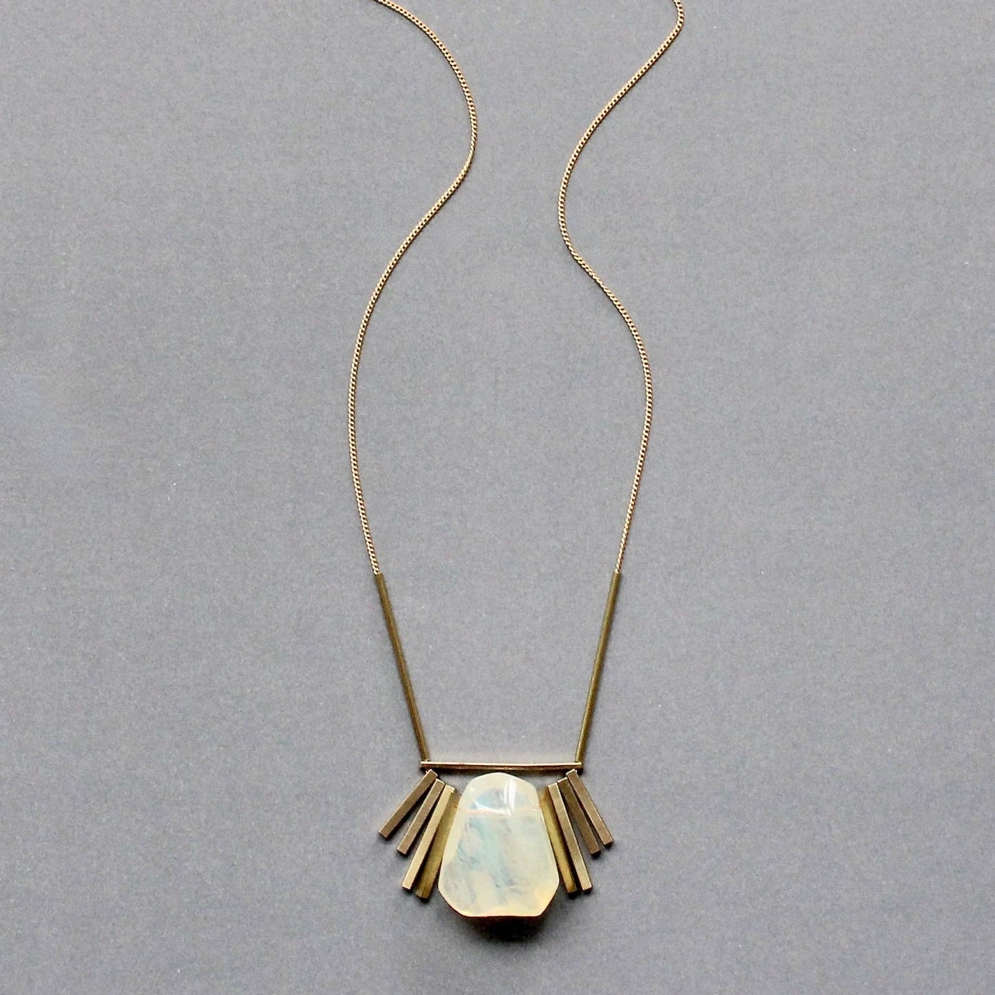 Quartz Geometric Necklace