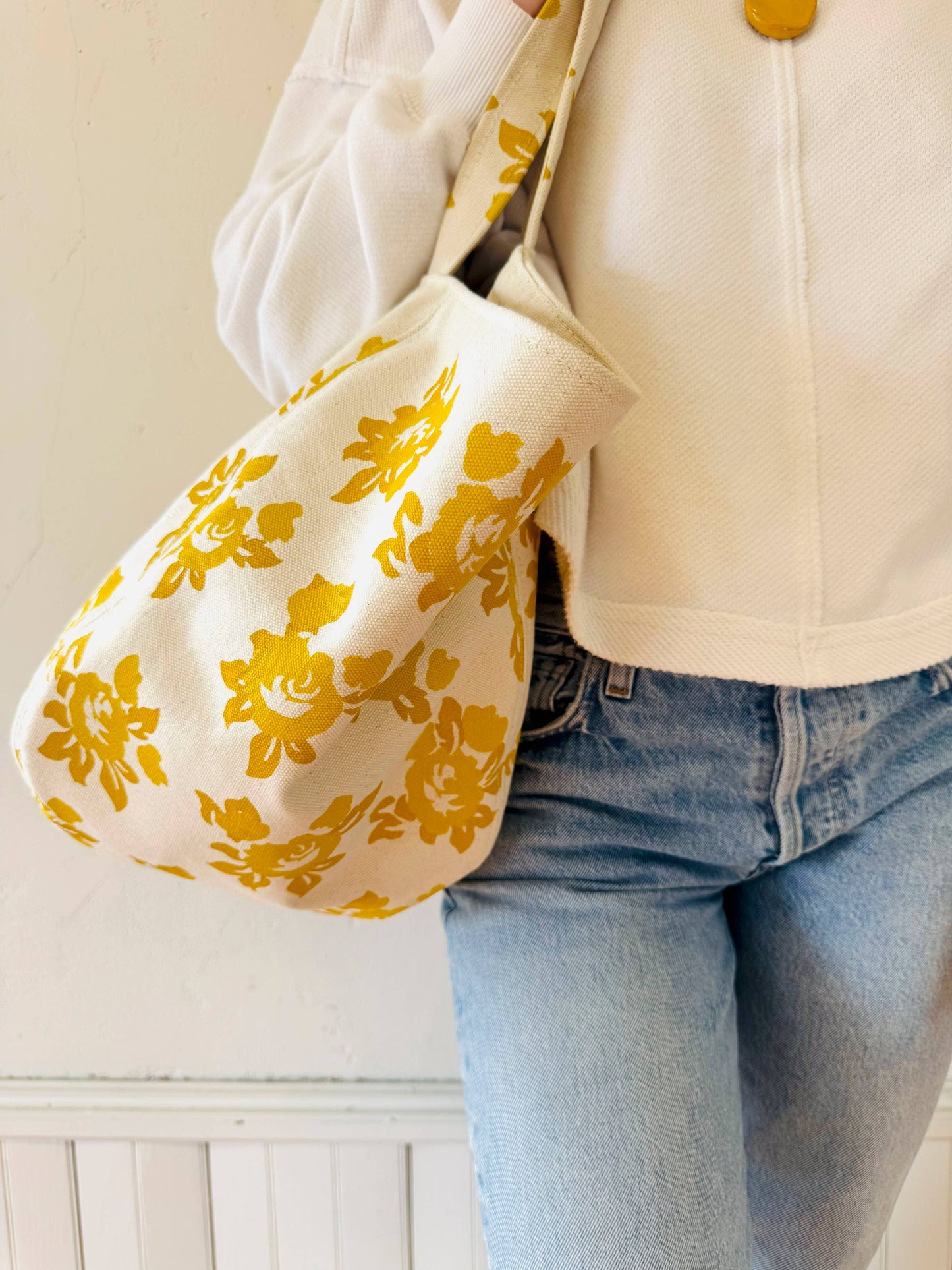Boho Tote Bag – Helen Rose: Yellow