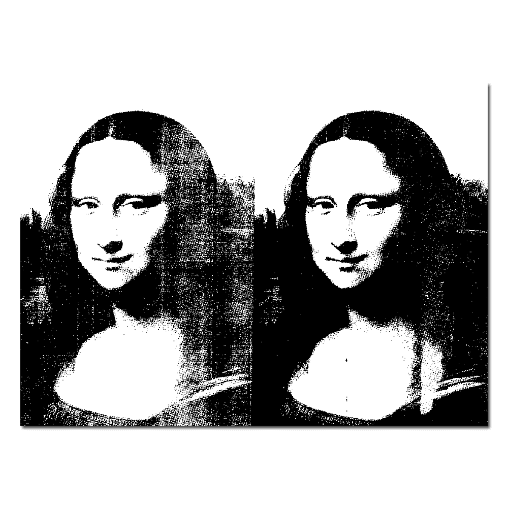 Double Mona Lisa by Andy Warhol - Die-Cut Sticker