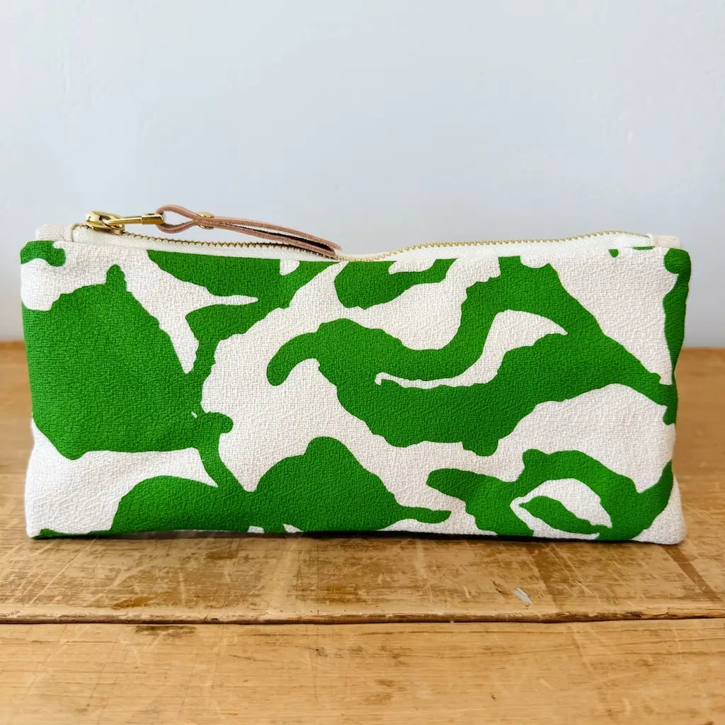 ERIN FLETT Pencil Bag in Evergreen Vine