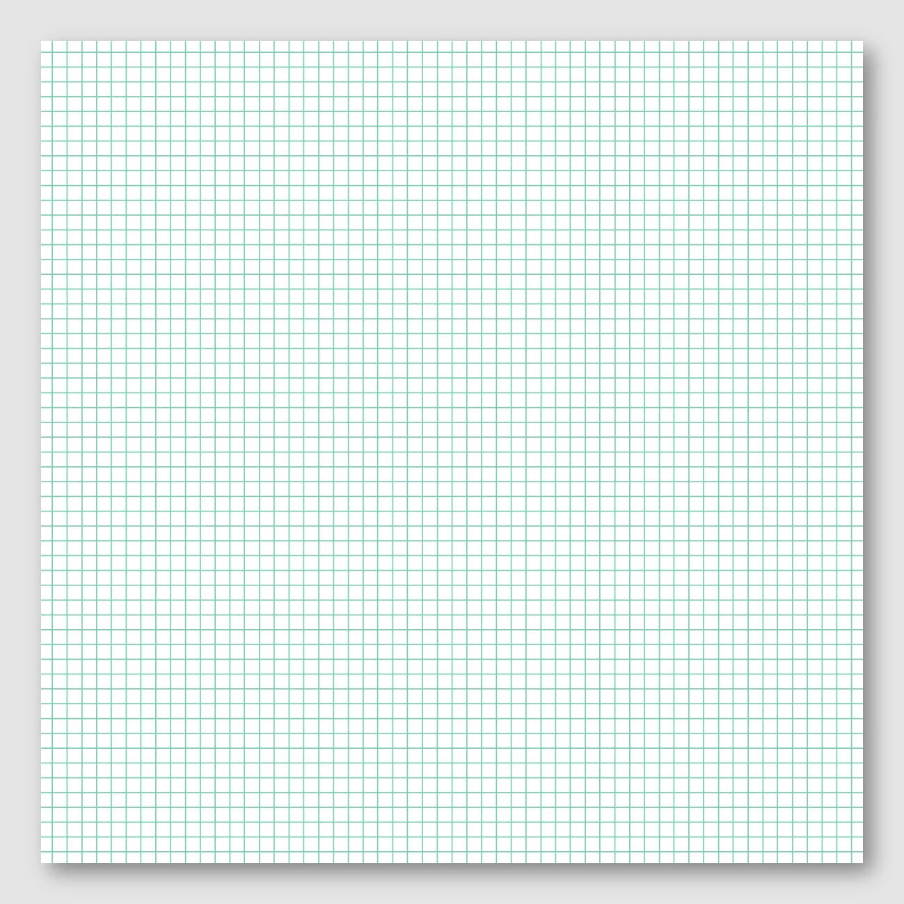 Mint Grid Paper Pad