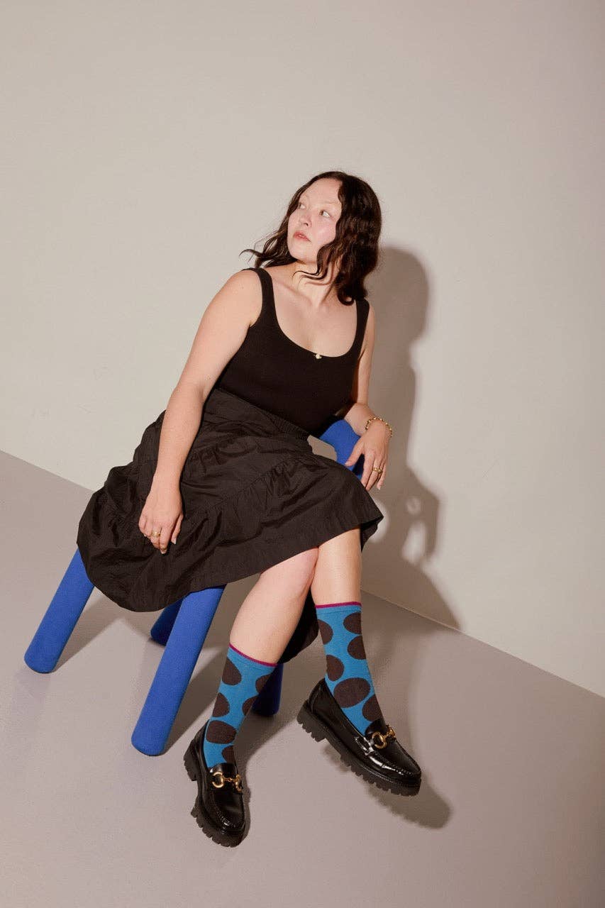 Big Dot Blue Sock