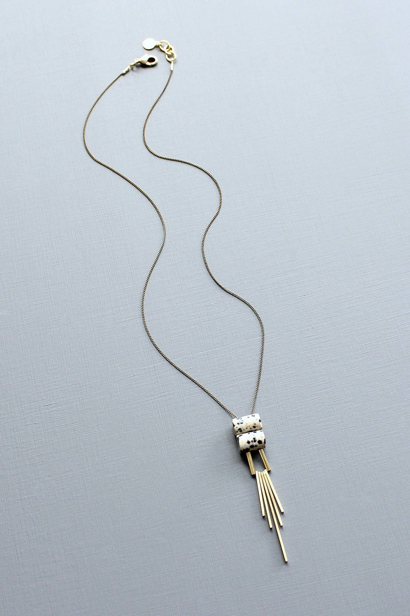 Dalmatian pendant necklace