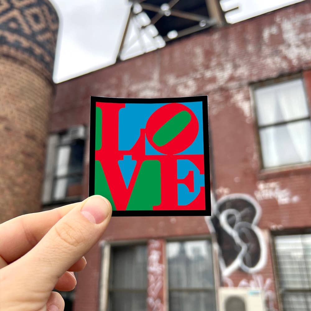 LOVE by Robert Indiana - Die-Cut Sticker (Back to School)