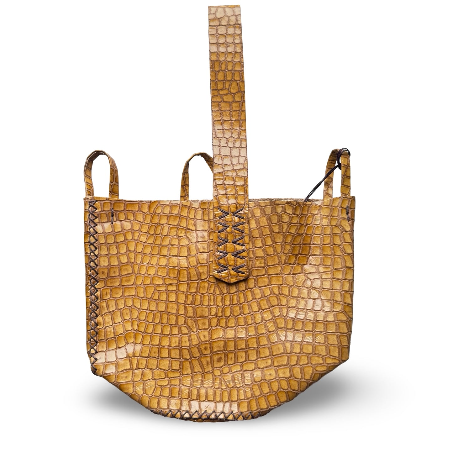 Volta Atelier Navigli Bag in Mustard Brown