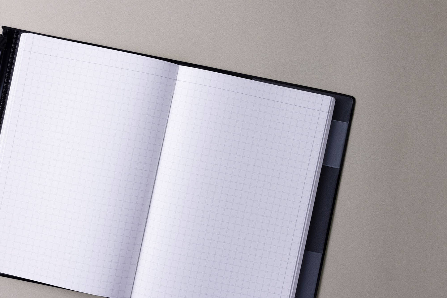 Grid Notebook B7 with Cover / EDiT: Light Latte