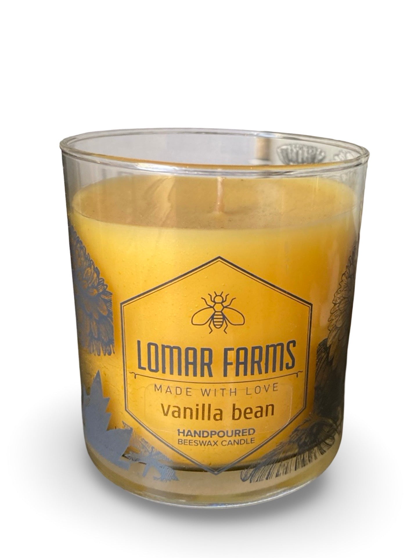 Lomar Farms Beeswax Candle: Vanilla Bean