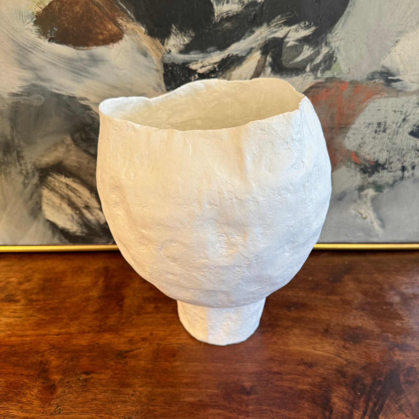 Paper Mache Vessel: Medium #4