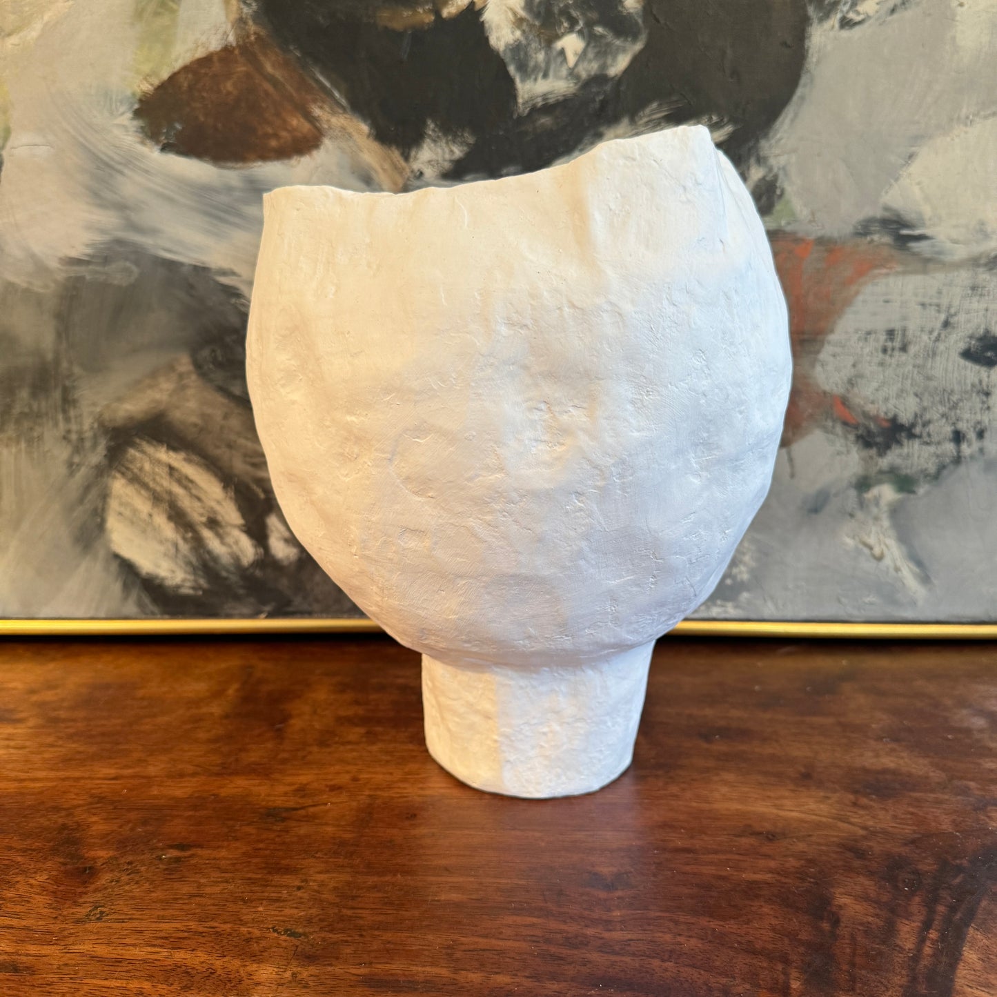 Paper Mache Vessel: Medium #4