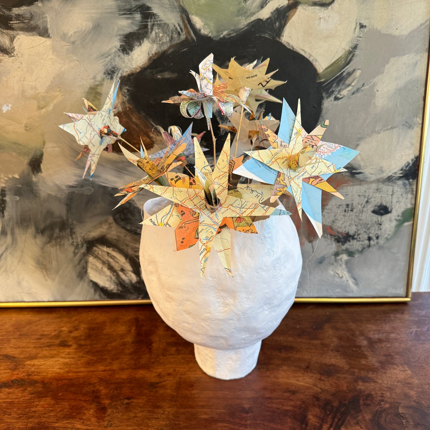 Paper Mache Vessel: Medium #4