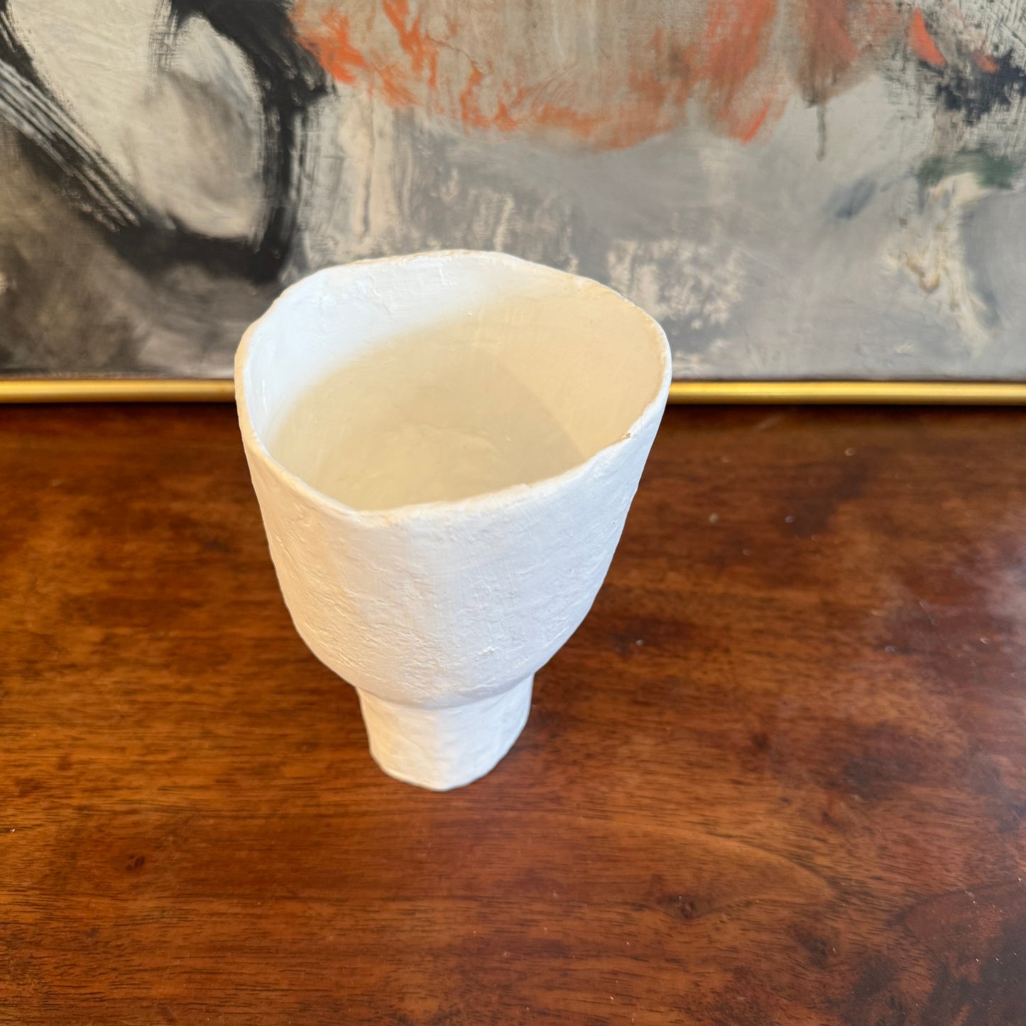 Paper Mache Vessel: Xsmall #8