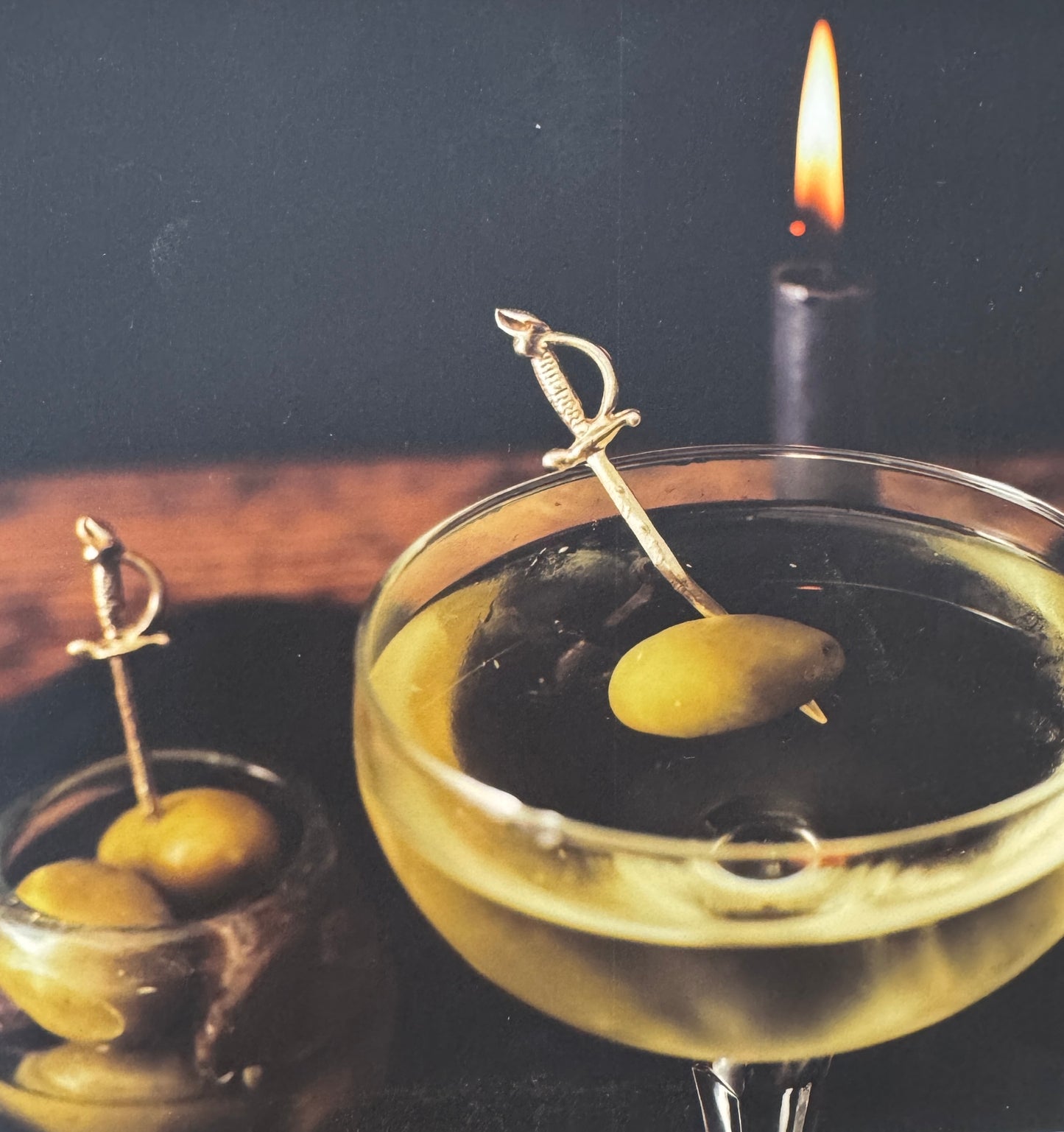Brass Martini Swords- gift box of 4