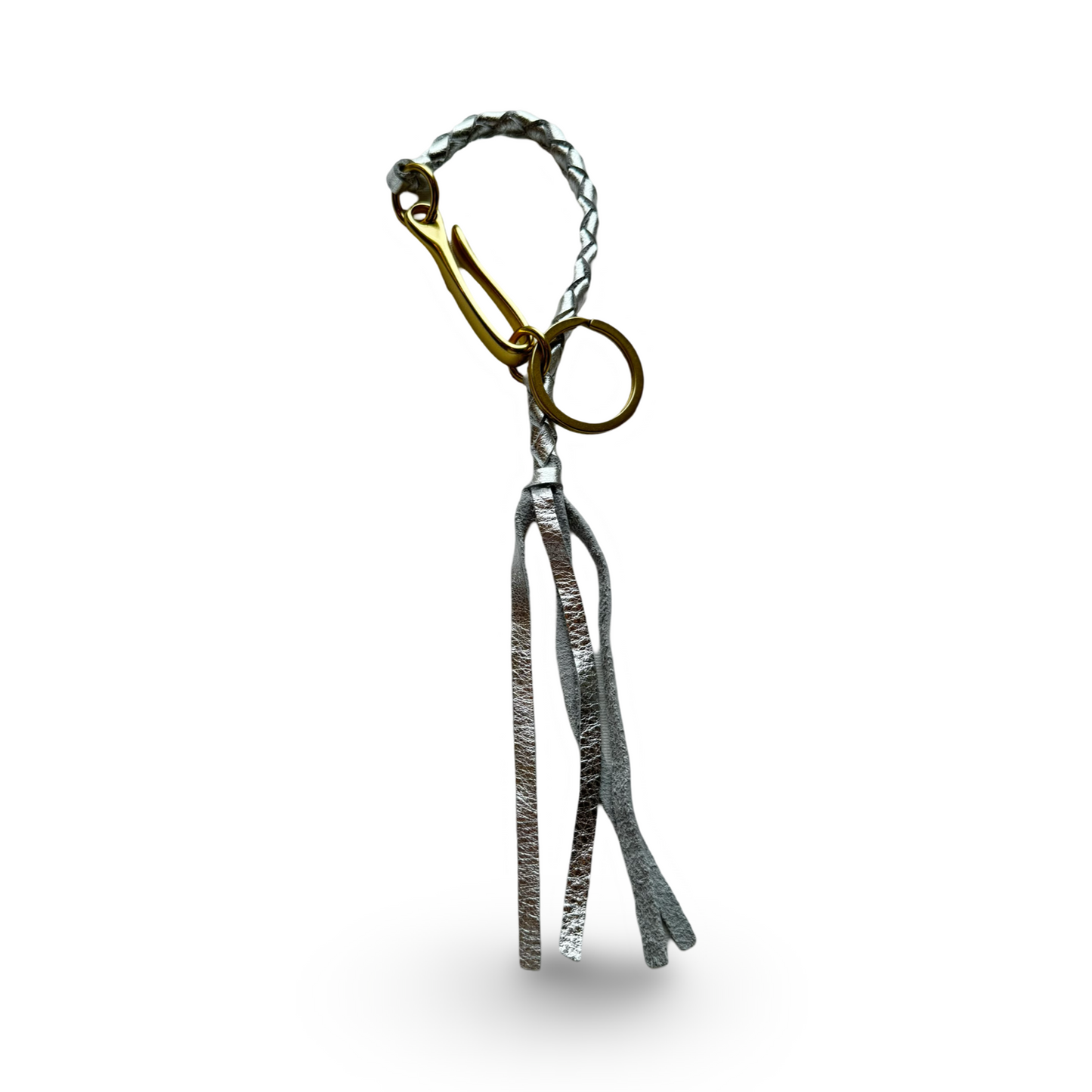 Keychain: Leather Wristlet with Large Fish Hook
