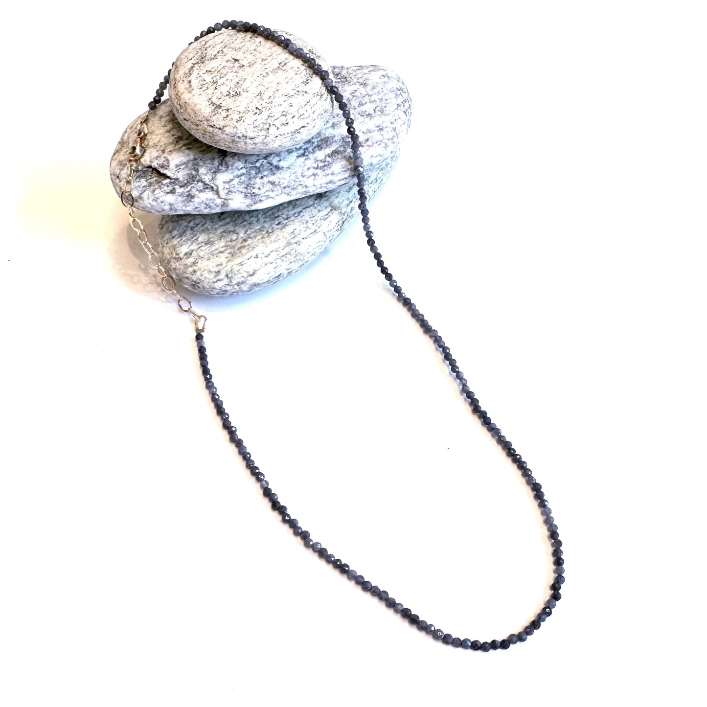 Necklace: Choker: Sapphire