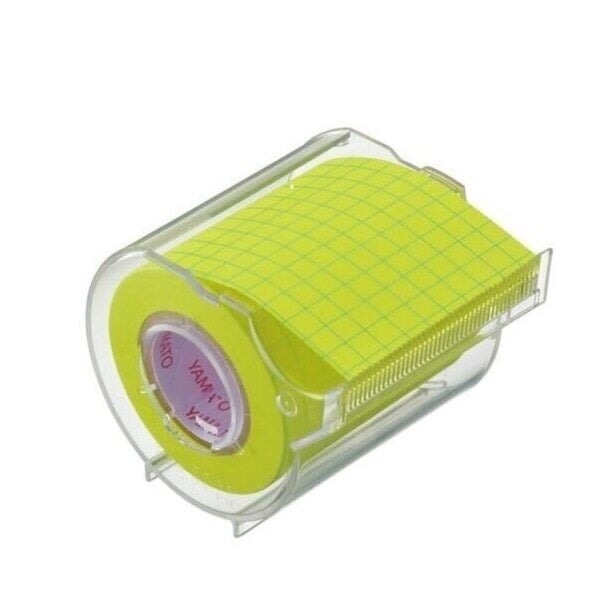 Yellow Grid Sticky Paper Dispenser