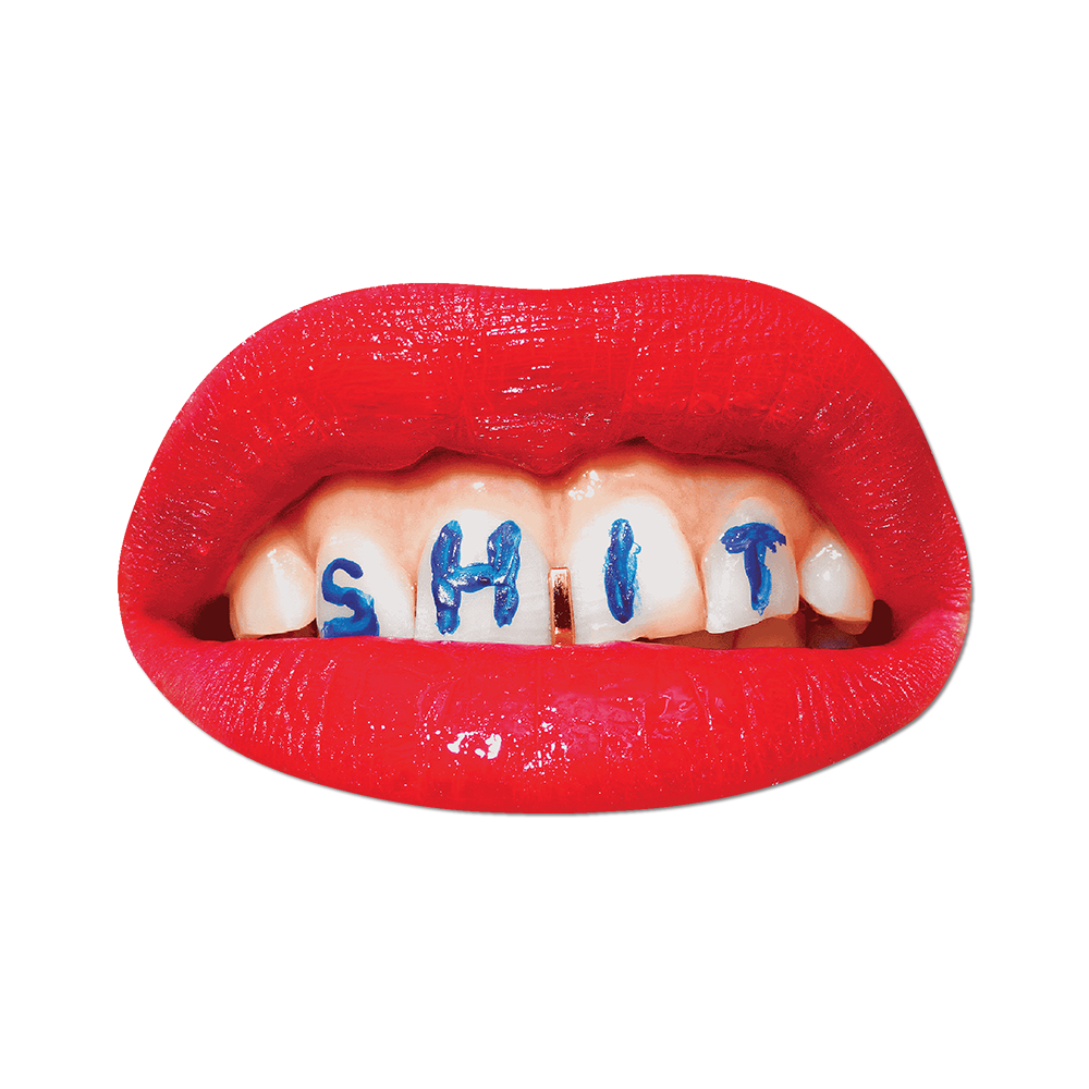 Shit by Toiletpaper - Die-Cut Sticker