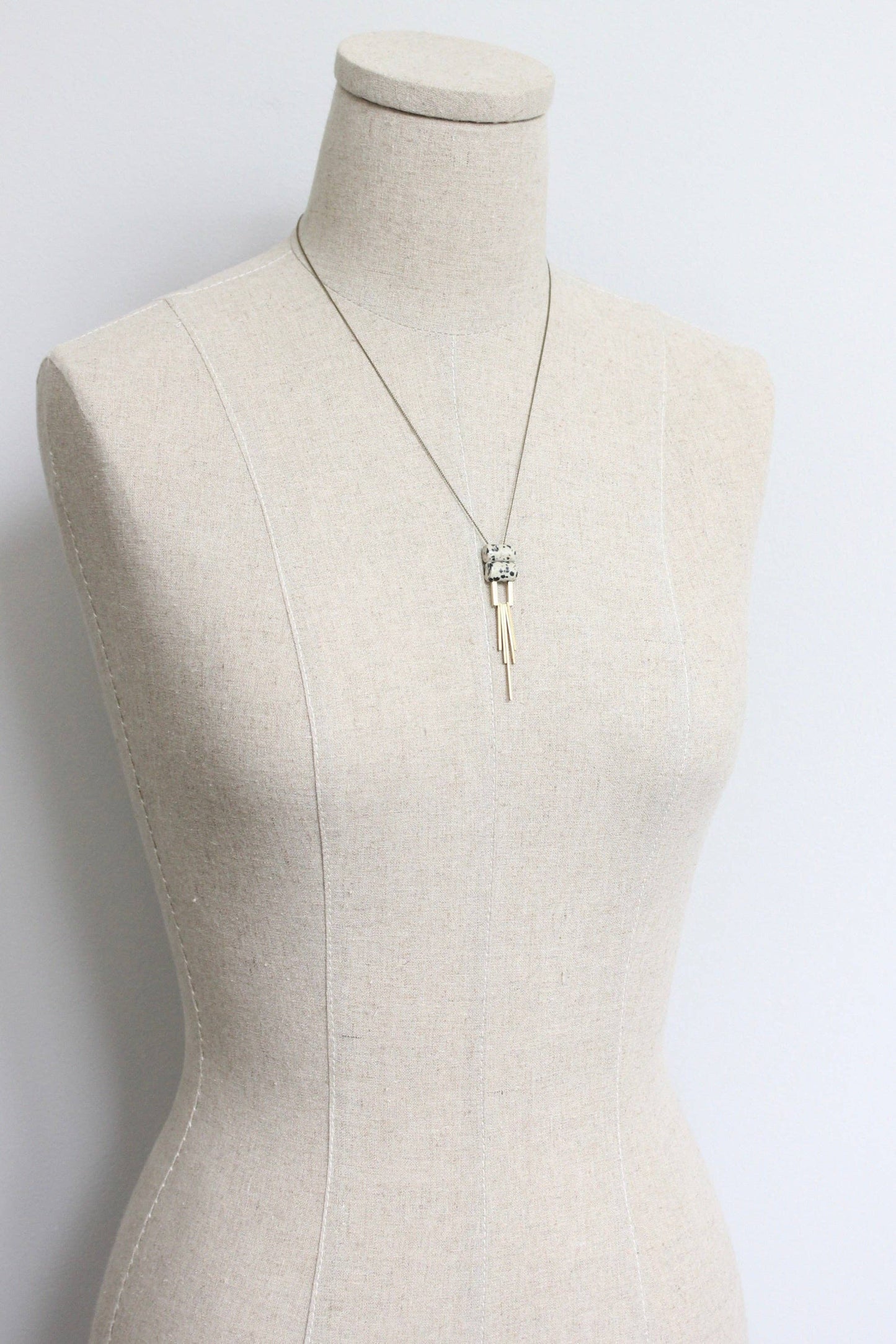 Dalmatian pendant necklace