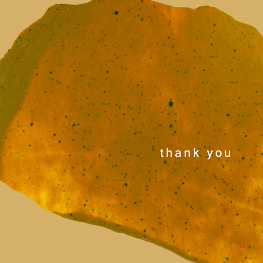 Thank you in Mustard Card