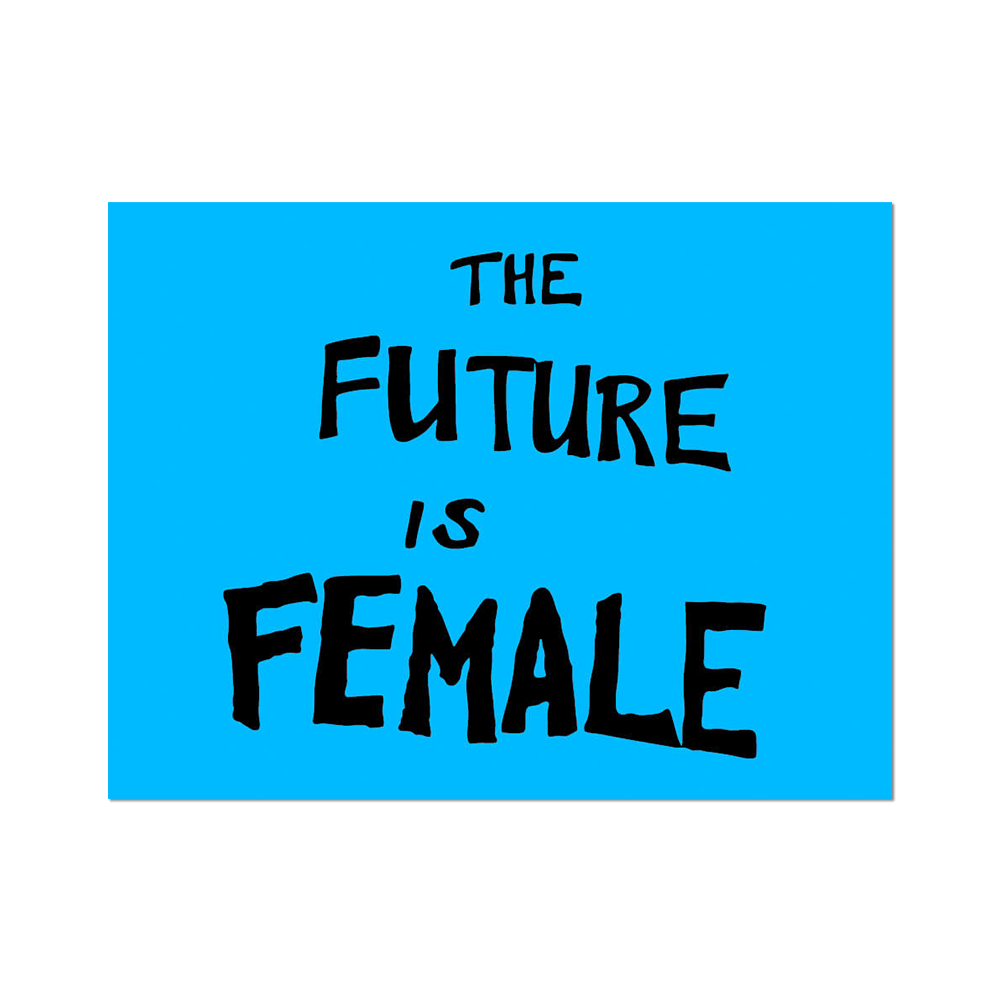 The Future Is Female Die-Cut Sticker by Sam Durant
