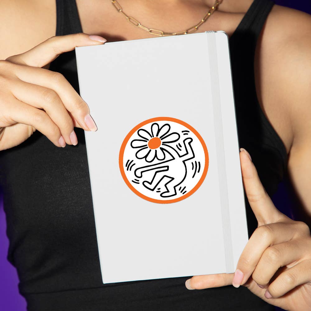 Flower by Keith Haring (Back to School) - Die-Cut Sticker