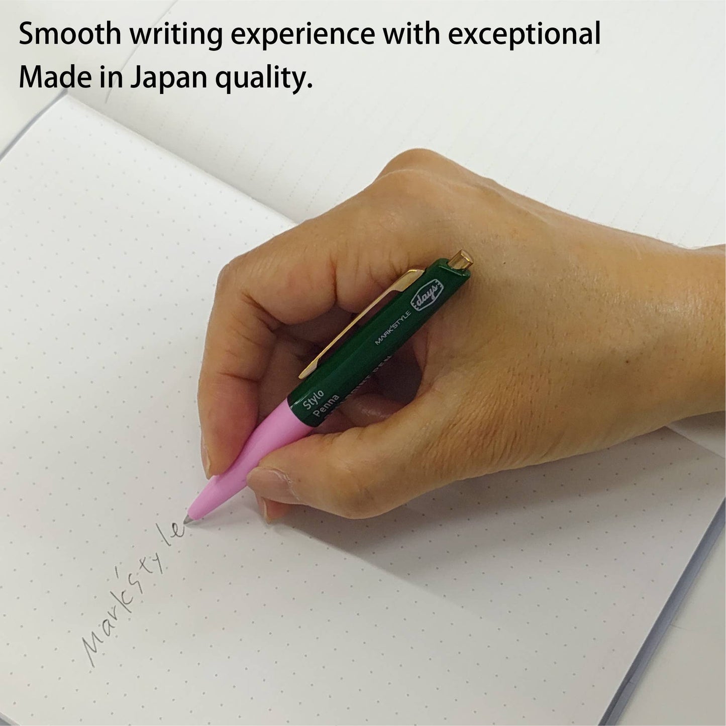 Mini Ball ink Pen/MARK'STYLE/DxA: Pink Green