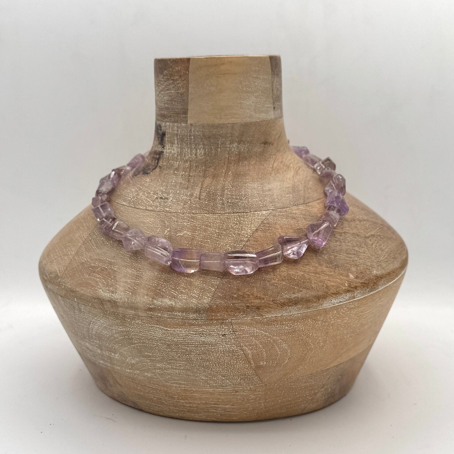 Necklace: Ametrine with Chunky Brass