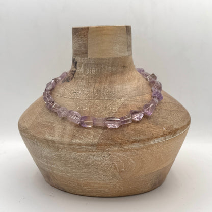 Necklace: Ametrine with Chunky Brass