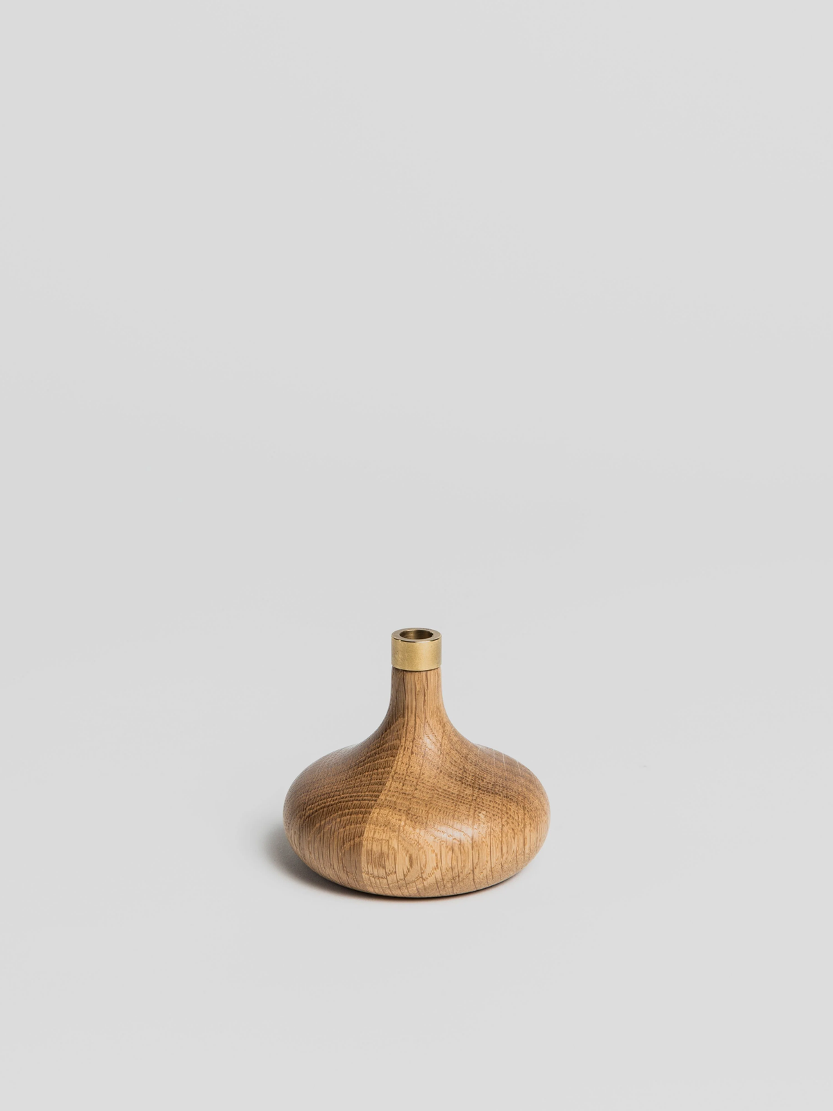OVO THINGS Small Oak Candle Holder
