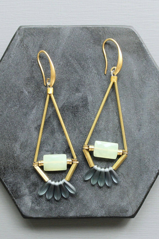 Jade and Blue Montana earrings