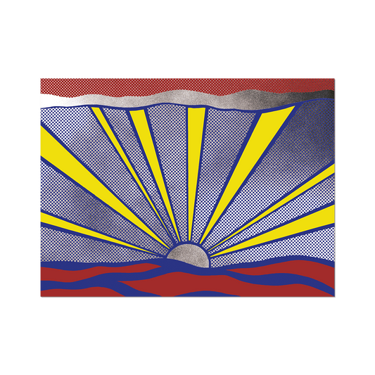 Sunrise by Roy Lichtenstein - Die-Cut Sticker