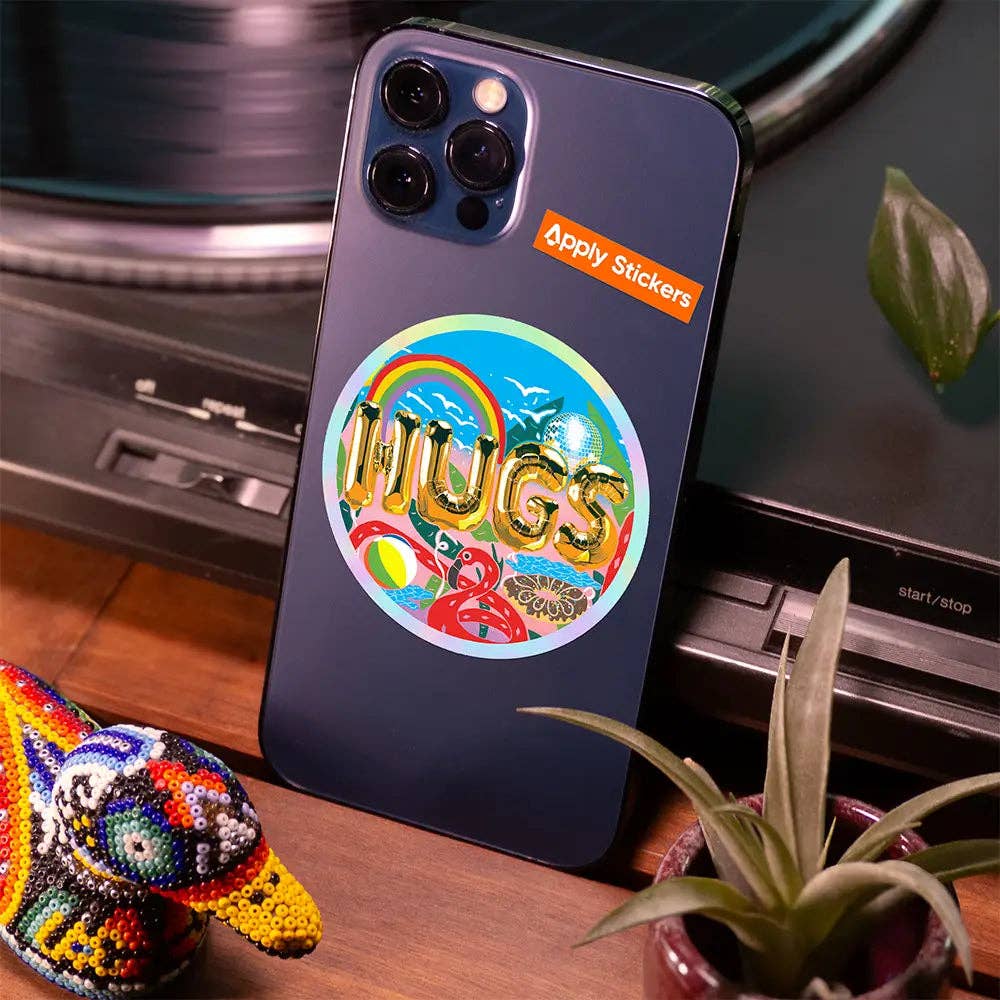 Hugs by Joel Mesler - Die-Cut Sticker