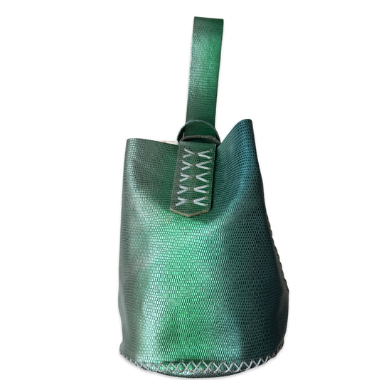 Volta Atelier Navigli Bag in Blue Green Ombré