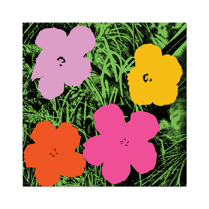 Flowers by Warhol (Back to School) - Die-Cut Sticker
