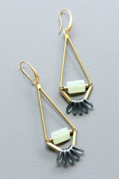 Jade and Blue Montana earrings