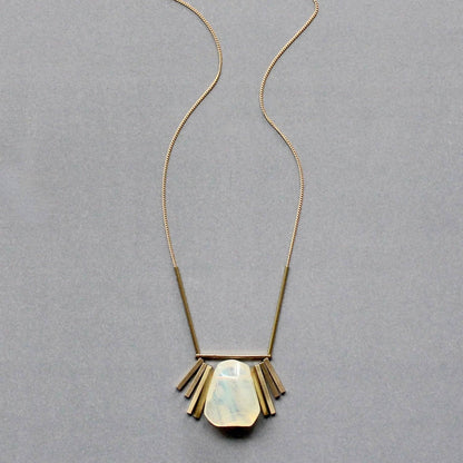 Quartz Geometric Necklace