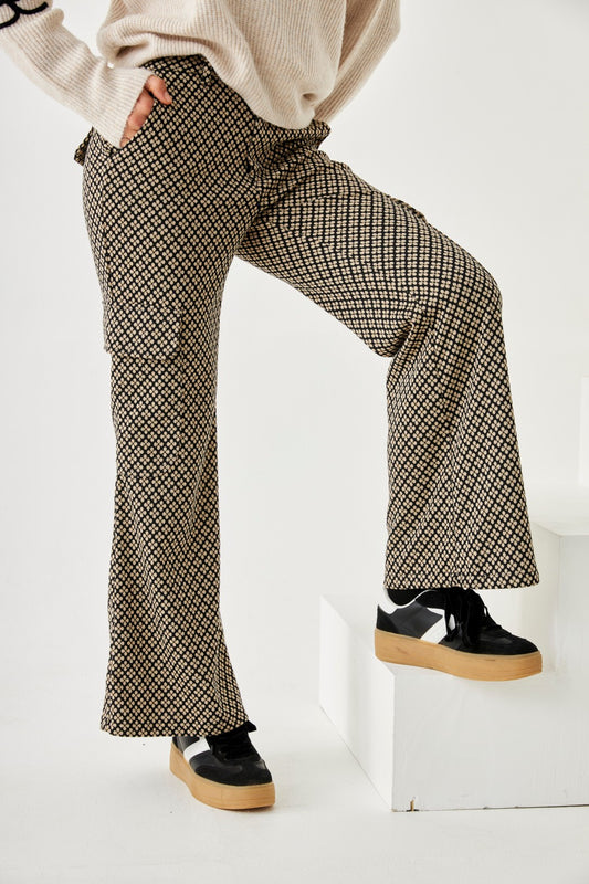 Jacquard Patterned Pants