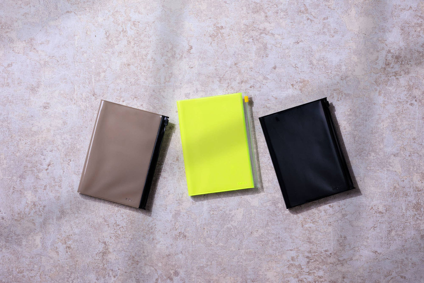 Grid Notebook B7 with Cover / EDiT: Neon Yellow