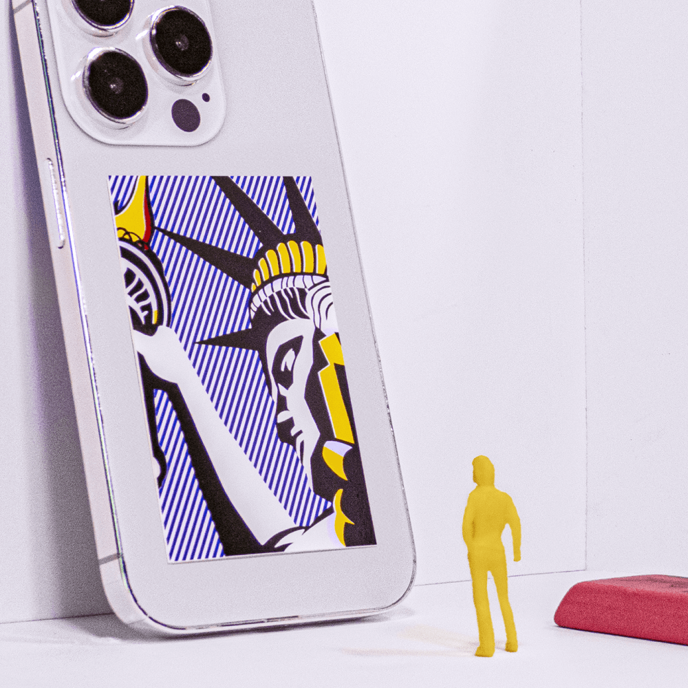 I Love Liberty by Roy Lichtenstein Die-Cut Sticker