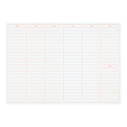 Weekly Planner Neon