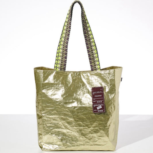 Miyansol Basic Bag With Long Strap in Disco Gold