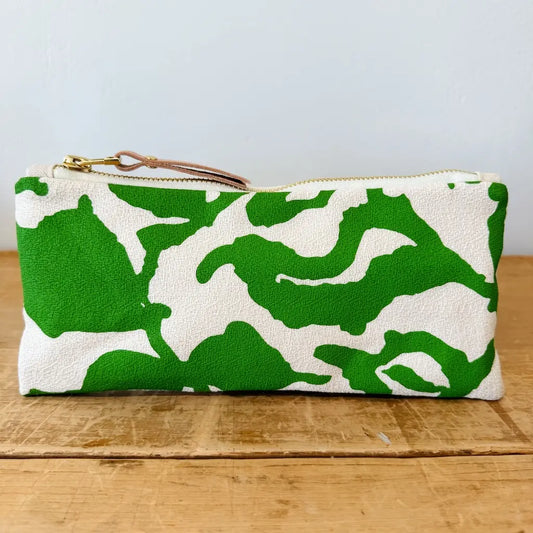 ERIN FLETT Pencil Bag in Evergreen Vine