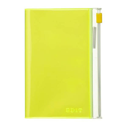 Grid Notebook B7 with Cover / EDiT: Neon Yellow