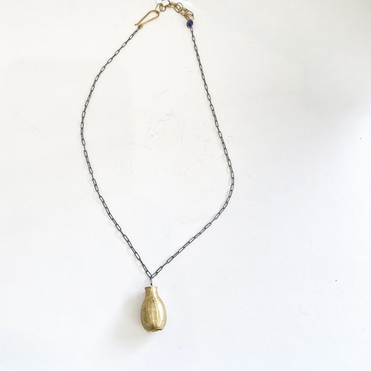 Brass Vessel Necklace