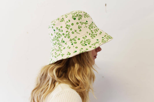 Evergreen + Kelly Aster Bucket Hat