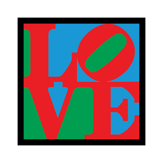LOVE by Robert Indiana - Die-Cut Sticker (Back to School)