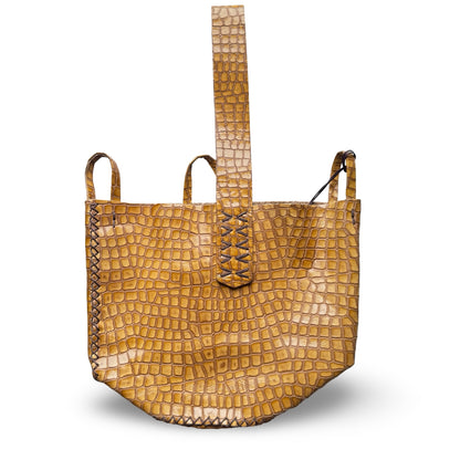 Volta Atelier Navigli Bag in Mustard Brown