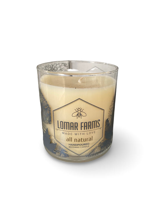 Lomar Farms Beeswax Candle: All Natural “unscented”